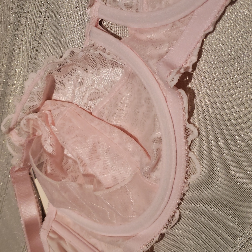 Déesse Lingerie by 'Femme Couture' Underwire Balconette Full BRA NEW BLACK Plus - Picture 13 of 16
